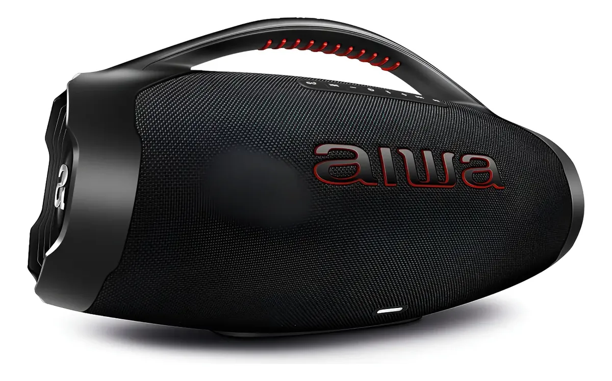 Caixa De Som Boombox Plus Aiwa Bbs-01b 200w Bt 30h Ip66 Usb