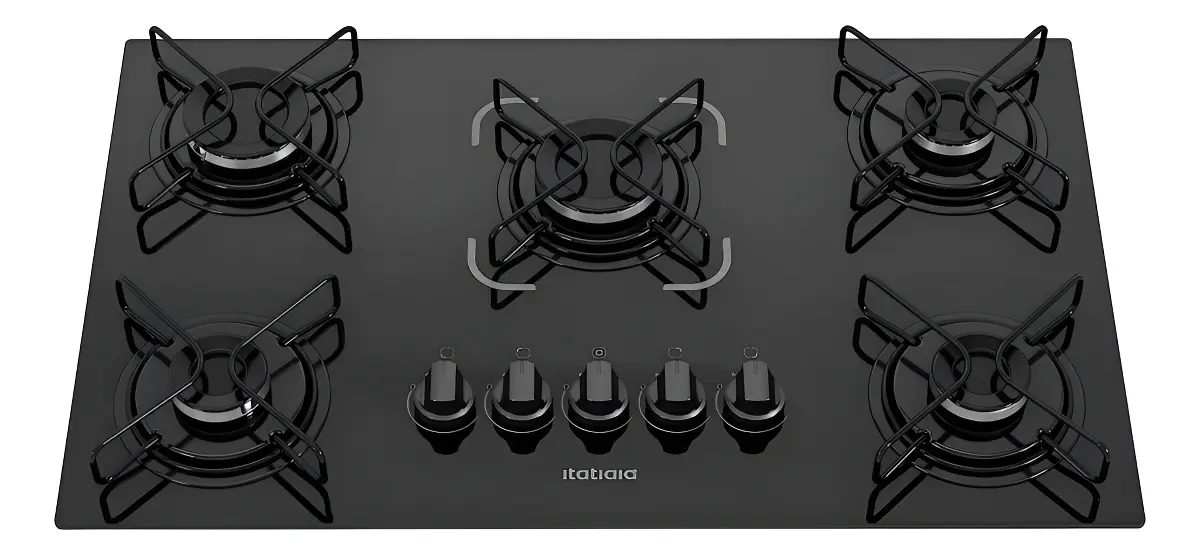 Cooktop Itatiaia Essencial 5 Bocas Preto